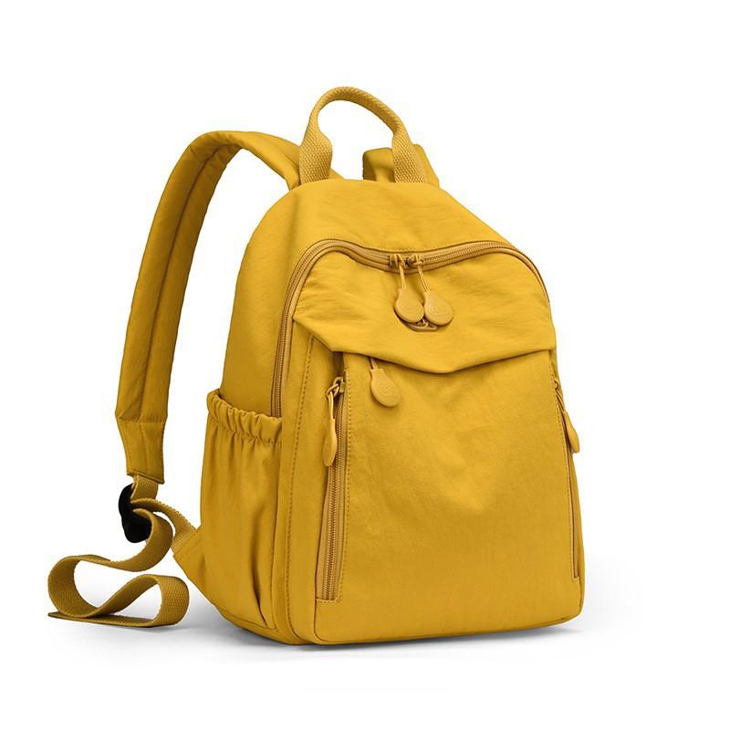 Nylon Women's Backpack Simple All-matching Casual Fashionable Small Bag Canvas Travel Student Schoolbag Mother