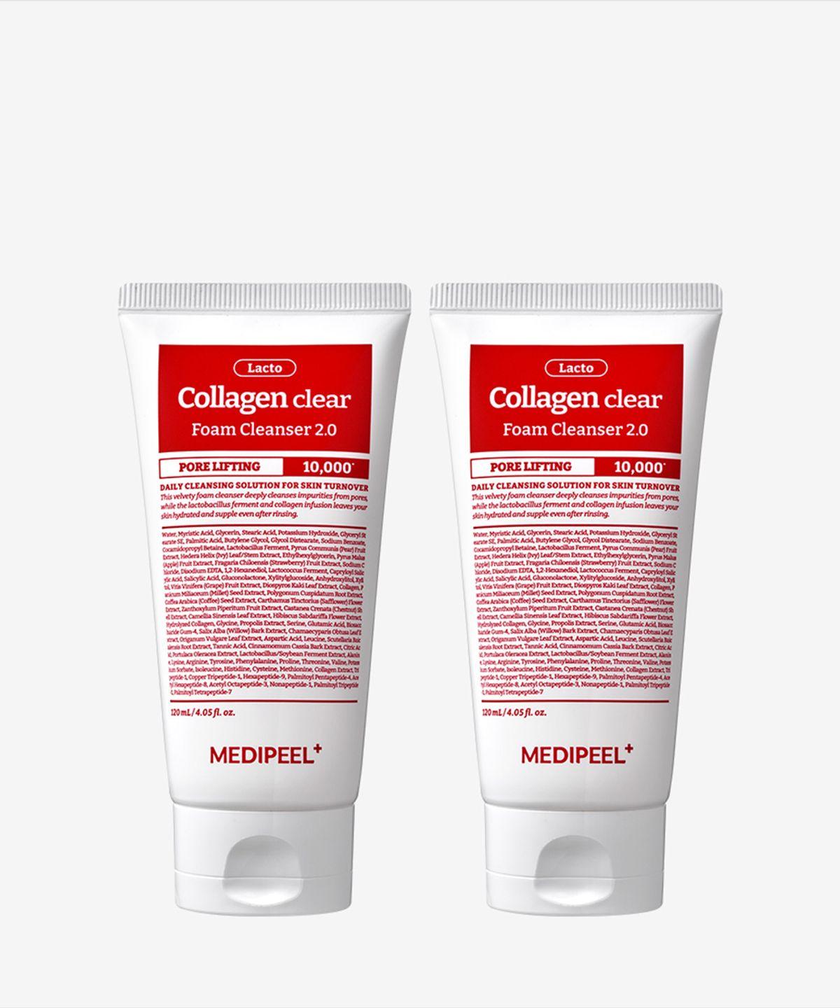 Red Lacto Collagen Clear Foam Cleanser 2.0 Set 120ml x 2ea