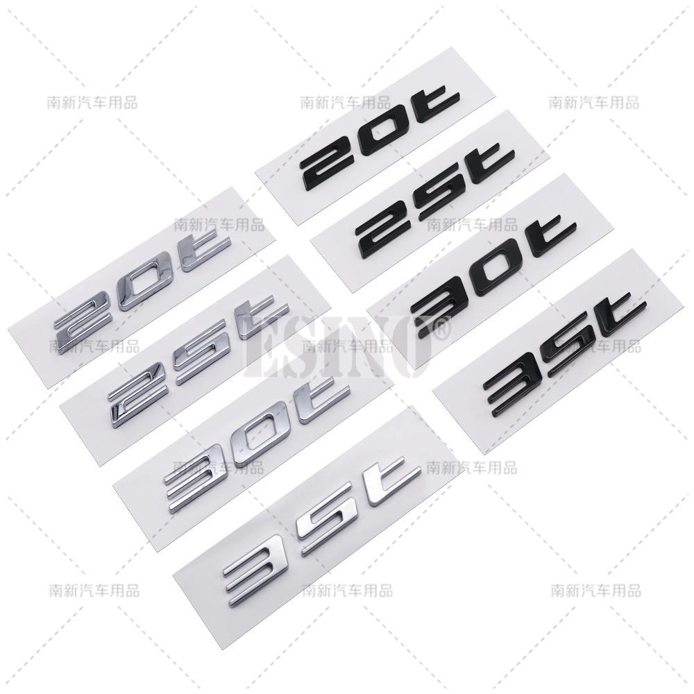 Car Styling 3D ABS Adhesive Emblem 20T 25T 30T 35T Car Body Rear Trunk Badge Auto Accessory for Jaguar XE XF XJ F-Pace F-Type