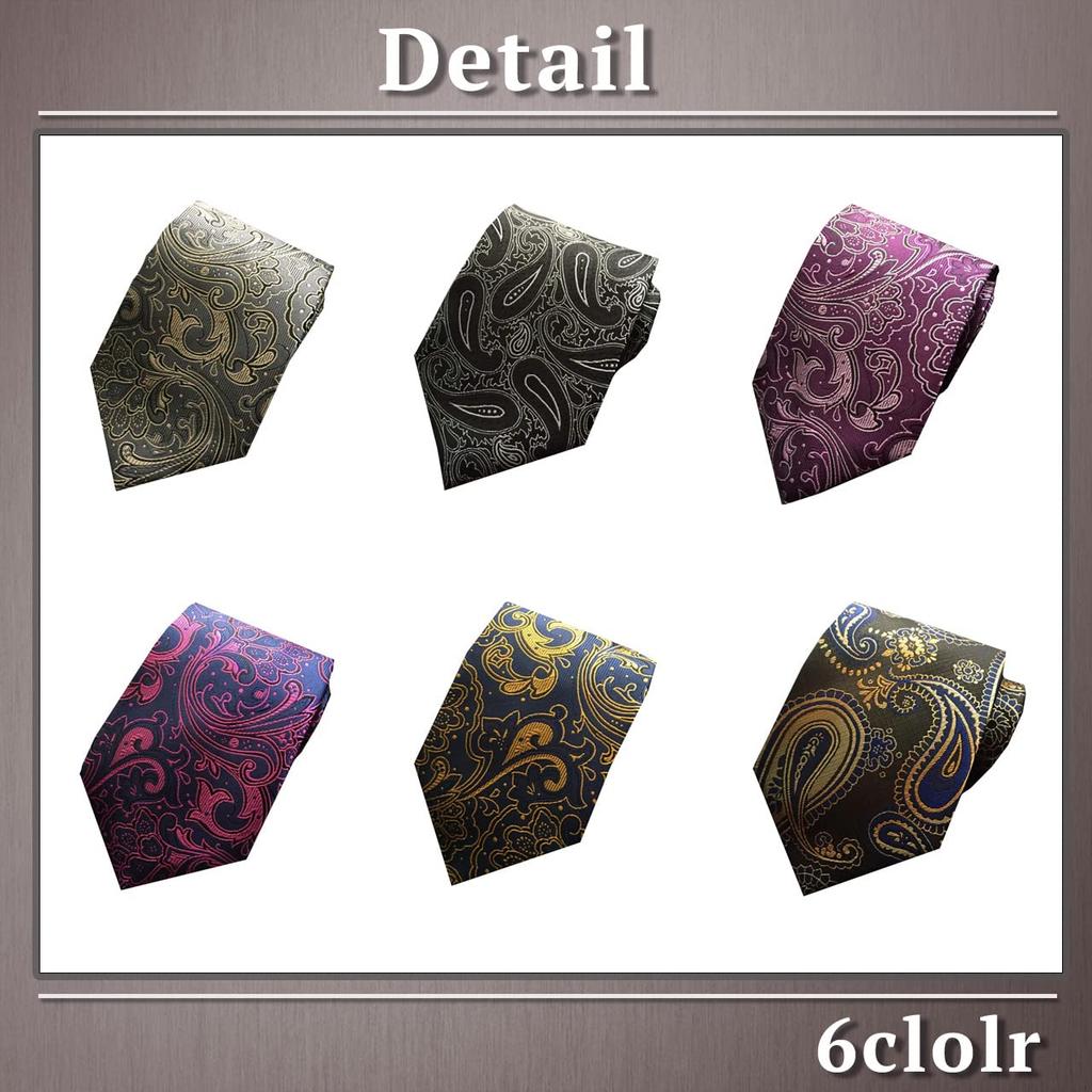 EINE BESCHRÄNKUNG Business Paisley Uni Stilvoll für NK004 Krawatte, Muster, Herren, (Rosa)