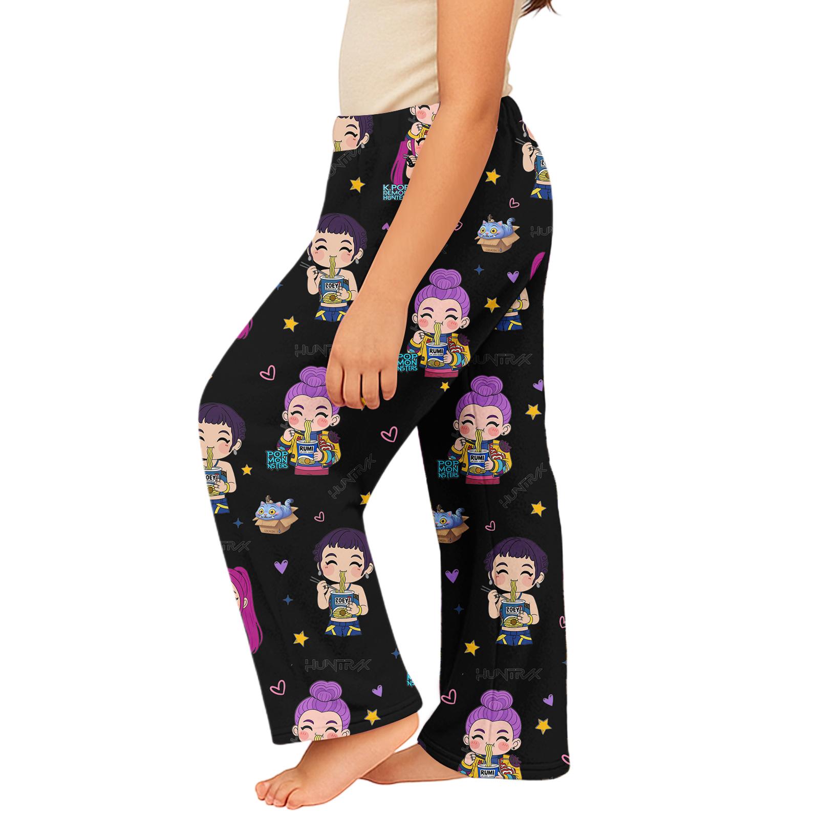 

Детские зимние брюки полной длины с длинным рождественским принтом 100