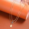 Fashion Evil Eye Necklace For Women Minimalist Classic Turkish Blue Eyes Pendant Choker Fatima Hand Clavicle Chain Lucky Jewelry