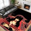 Crystal Velvet Rug Custom Name Text, Soft Non Slip Floor Mat Home DecorElvira Mistress of the Dark