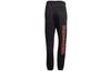 Adidas Knitted Sweatpants Men's Black Thin Cuffed Pants FR6603