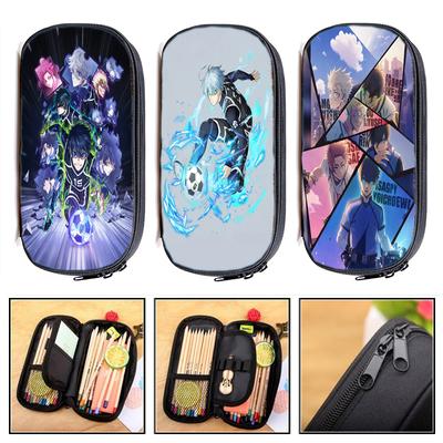 Estojos Kawaii Blue Lock Isagi Yoichi Estojo Nagi Seishiro Porta Estojo Caixa para Meninas Escritório Estudante Organizador de Papelaria Material Escolar