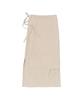 ROIDESROIS Wrap Nylon Long Skirt (Beige)