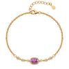 Color Treasure Jewelry Natural Garnet Topaz Peridot Citrine Bracelet Women