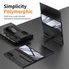 TriFold Phone Case With Wrist Strap Card Slot Stylus Holder Shockproof PC Cover Z Fold Series