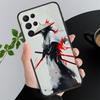 Japanese Samurai Sword  Anime Phone Case For Samsung A17 A55 A16 A56 A35 A15 A53 A54 A33 A34 A25 A05S A52 A52S A07 A26 A06