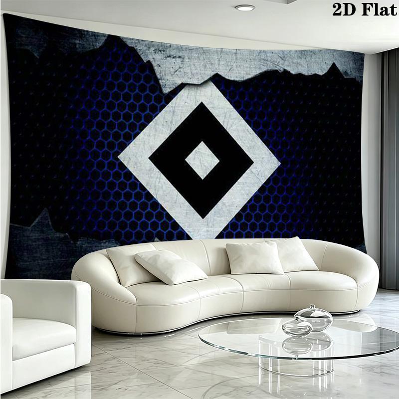 Hsv bilder Wall Tapestry Aesthetic Wall Hanging Printed Fabric Blanket Decorative Tapestries for Bedroom Living Room Home Decor