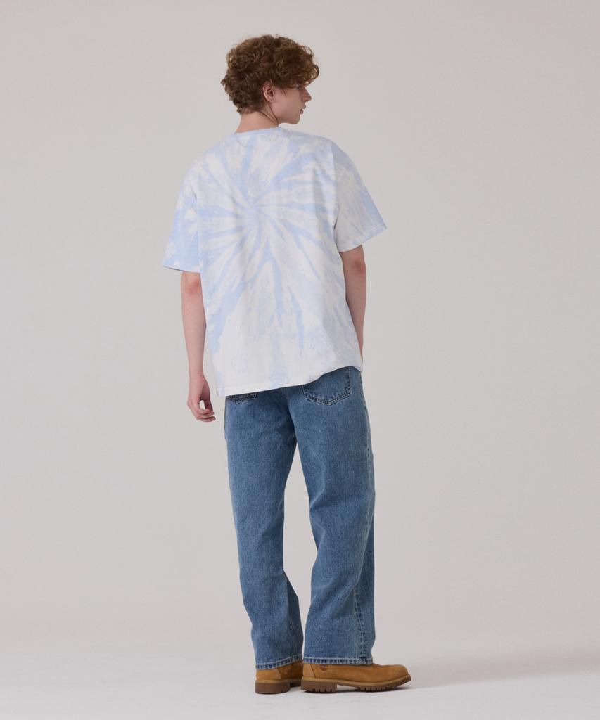 Gesison Tie-Dye Oversized Short Sleeve T-Shirt_Freedom