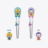 EDISON Pororo Stainless Steel Stage 2 Learning Chopsticks for Kids (Right Hand)