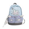 Japanese Cute Cartoon Rabbit Backpack for Girls with Large Capacity - Girly Commuting School Bag