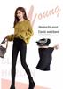 Women's High Waist Black Slimming Leggings, Plus Size Pencil Skinny Pants for Spring and Autumn