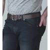 Duke Mens D555 Archie Antique Look Bonded Leather Buckle Waist Belt