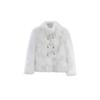 Winter new temperament celebrity imitation fur ladies plush short fashion thickened long fur coat