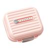 xiaobudian 7 Compartments Pill Box, with Sealing Ring And Lock Buckle, Waterproof Double-Layer Medicine Organizer, for Travel Daily Use
