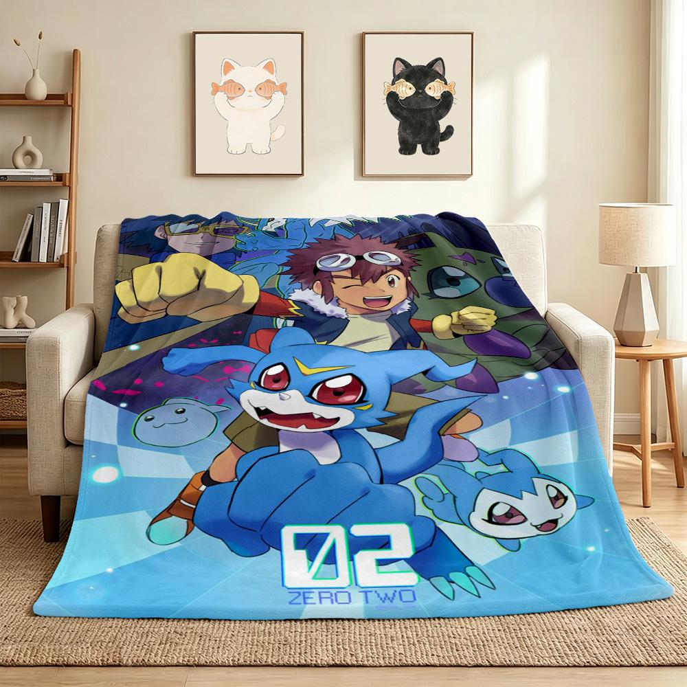 Pokmon Adventure Flannel Blanket Throw Blanket Soft Warm Sofa Bed Camping home Decor Unique Christmas Gift C9261832