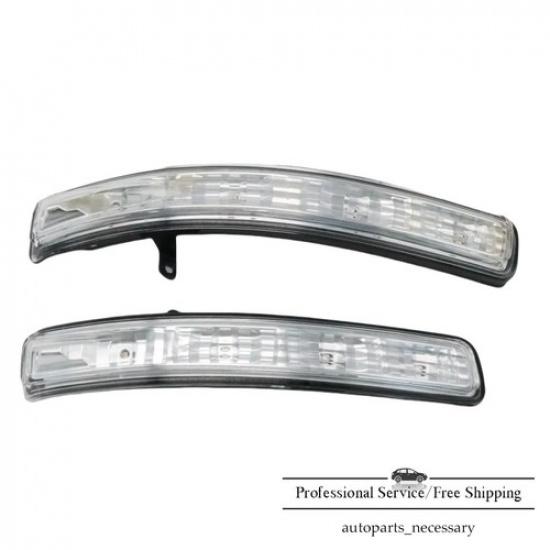 1 Pair Front Side Mirror Turn Signal Light LED Lamp For Ford 2011- Explorer