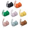Sturdy Genuine Leather Elephant Designs Card Holders Zippered Wallet for Women