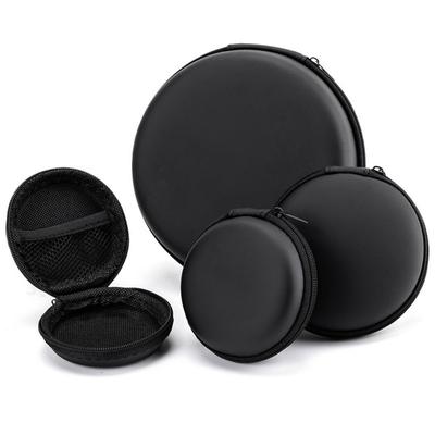 New Mini EVA Storage Box Black Portable Zipper Earphone Case Protective Storage Case Charging Cable