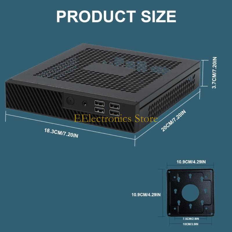 B03C DX01 Mini-ITX for PC Case Monitoring Server Chassis with 4 USB 2.0 Industrial