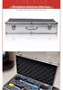 KTV Portable Wireless Microphone Storage: 2-Piece Aluminum Case for Handheld & Lavalier Mics.