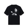 Anta Comfortable Casual Simple Letter Print Round Neck Pullover Short Sleeve T-Shirt Men Tops Basic-Black 172521128-2