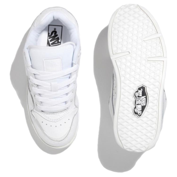 Vans Rowley XLT Leather Suede Comfortable Casual Low-Top Skate Shoes Unisex Sneaker White VN000CTMC131