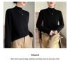 Luxury Women's Cashmere Half-High Collar Sweater, Light and Skin-Friendly, Perfect for Autumn and Winter