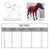 Moda a quattro zampe costola vestiti per cani dolcevita maglione per animali domestici per Whippet levriero italiano pullover invernale tuta per cani di grossa taglia