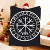 V Vegvisir Viking Fashion Blanket Soft Throw Blanket for Home Bedroom Bed Sofa Picnic Travel Office Rest Cover Blanket Gift