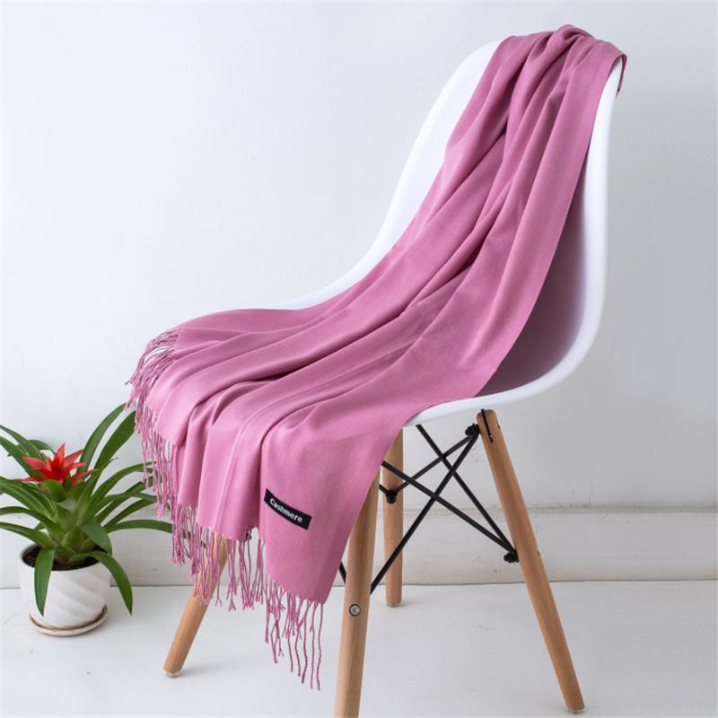 Summer Women Hijab Scarf Thin Shawls And Wraps Lady Solid Female Hijab Stoles Long Cashmere Pashmina Foulard Head Scarves