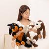 Dog Realistic Plush Toys Featuring Rottweiler And Basset Hound Styles For Gift
