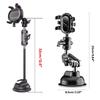 Universal Phone Mount for Car Center Console Stack Super Adsorption Holder On-board Suck Support Clamp Bracket Hand-Free