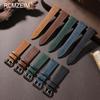 18mm 19mm 20mm 21mm 22mm Quick Release Leather Watch Strap Soft Retro Vintage Universal Leather Bracelets Wristband Men Women