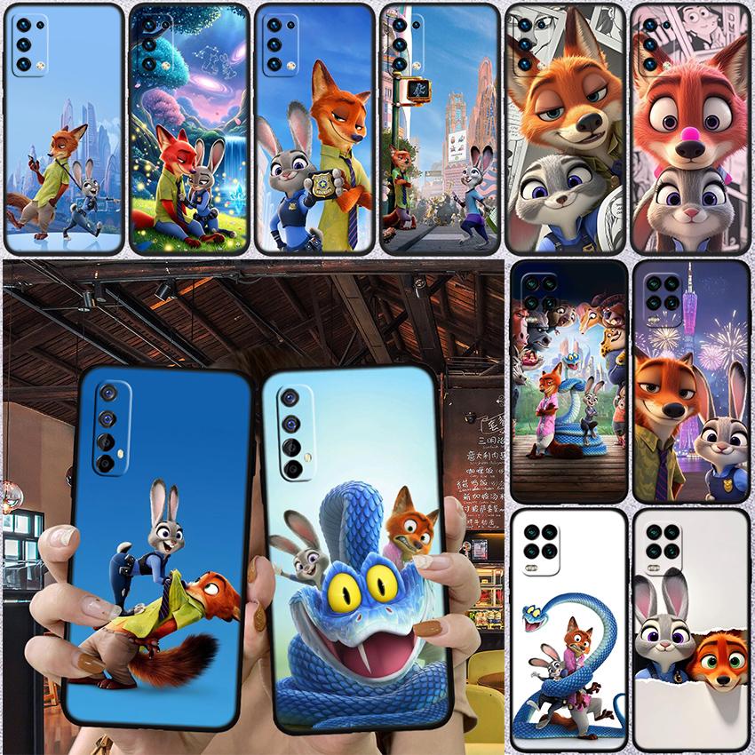 QE29 Zootopia Disney Phone Case for Samsung Galaxy A11 A12 A13 A15 A52S A53 A55 A56 A70 A71 A72 A73 F06 F16 F56 S10 Plus S10e