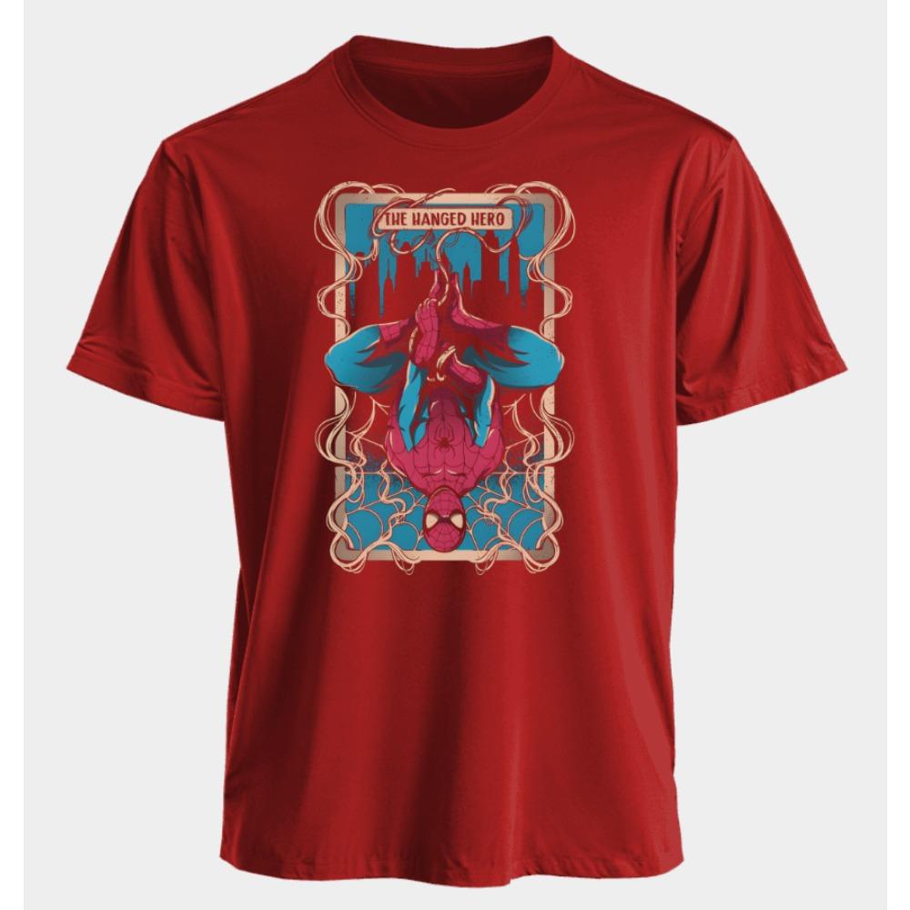 Pánská a dámská trička Spider-Man Léto Americké Jaro a Podzim Nové Nadměrné Základní Niche Klasické Krátký rukáv