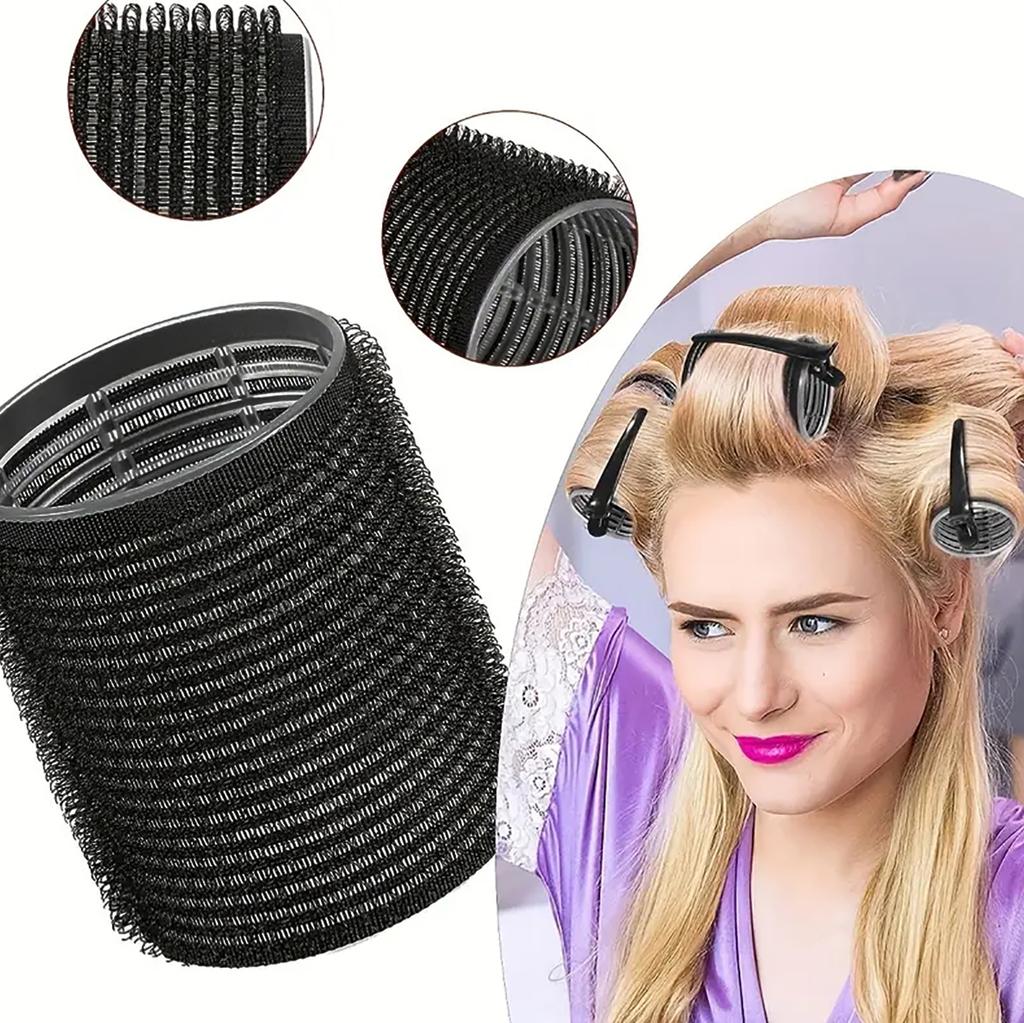 29Pcs Heatless Hair Curlers Set, 18 self holding curling irons, 10 hair clips, 1 comb,Suitable for all hair types