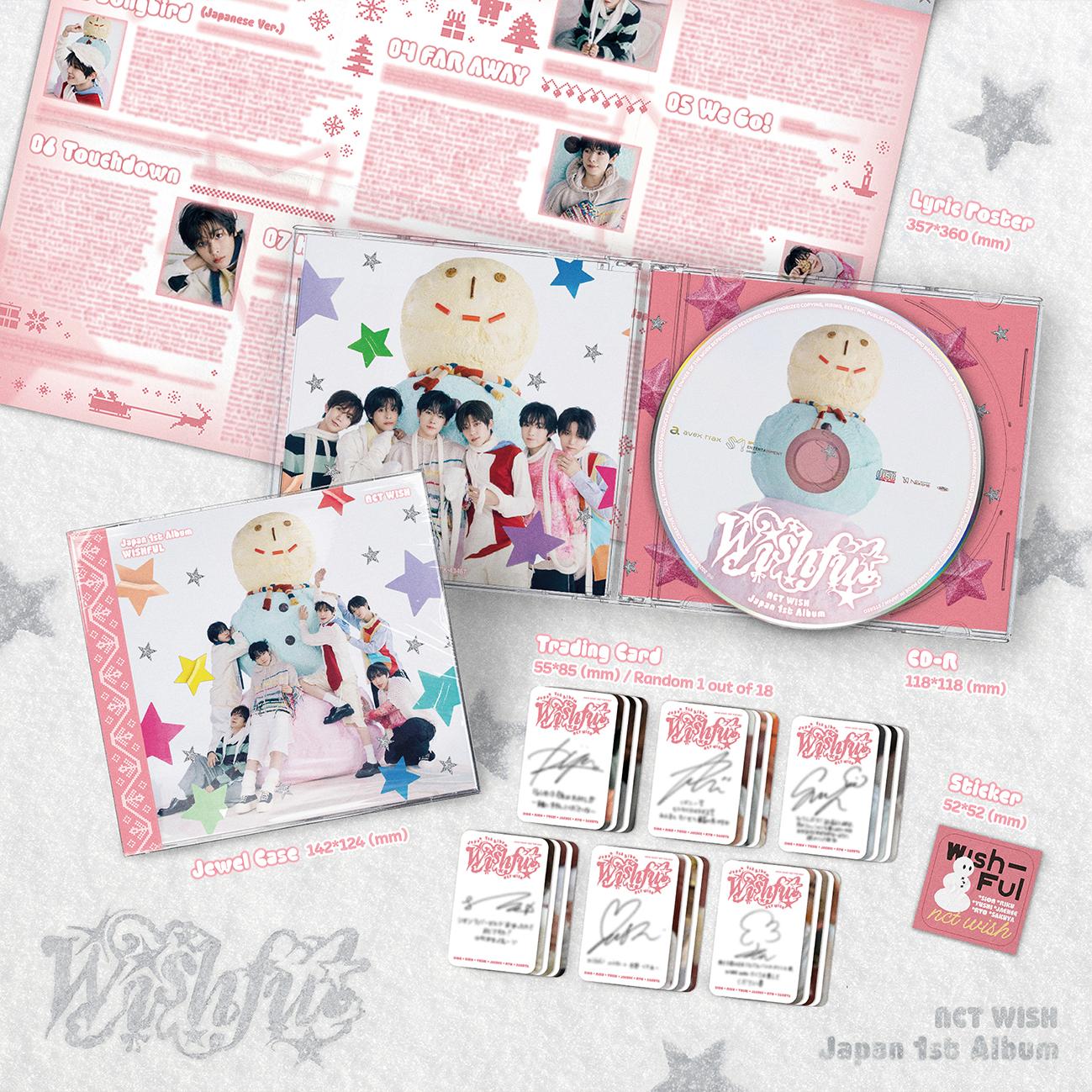 

[Предзаказ] NCT WISH - JAPAN 1-й альбом [WISHFUL] (Стандартная версия, версия с ограниченным тиражом — версии для всех участников) (Standard Ver.)