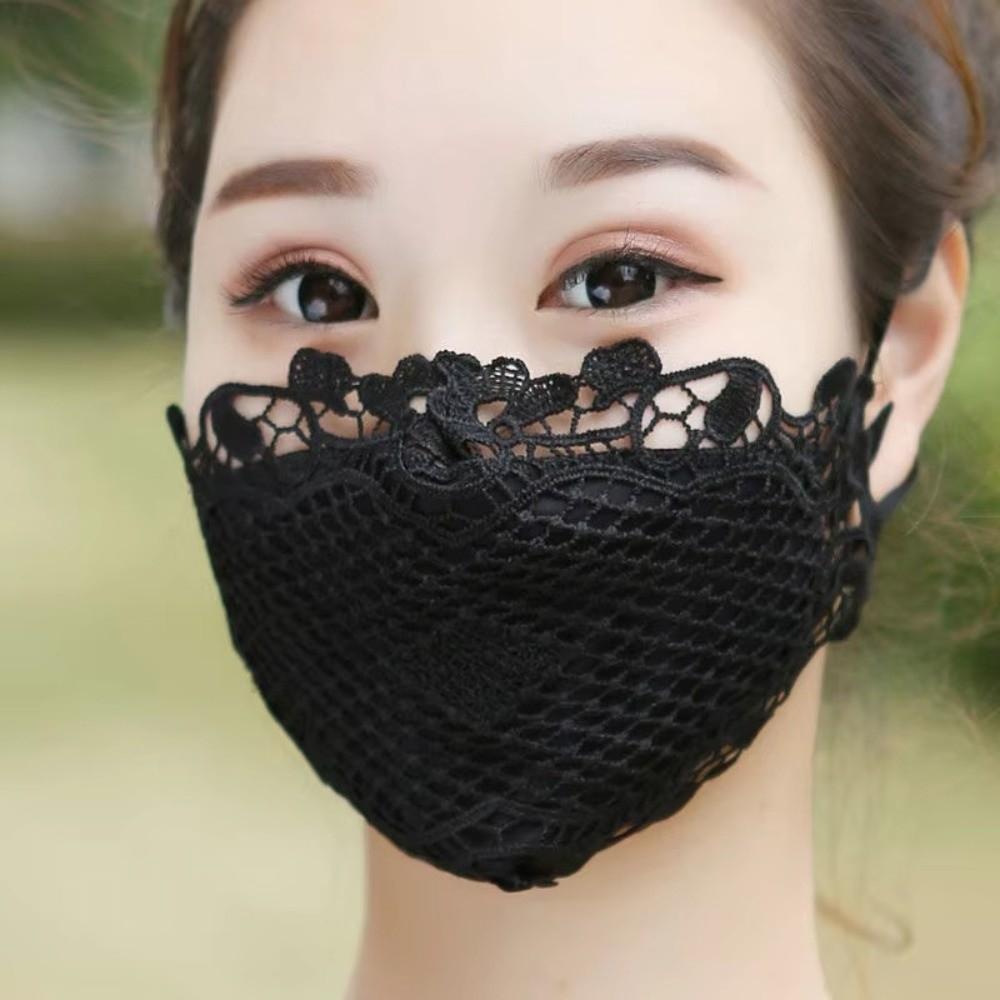 Wiederverwendbare Gesichtsmaske Atmungsaktive Dekorative Maske Stilvolle Sonnencreme-Maske Halloween Cosplay Requisiten