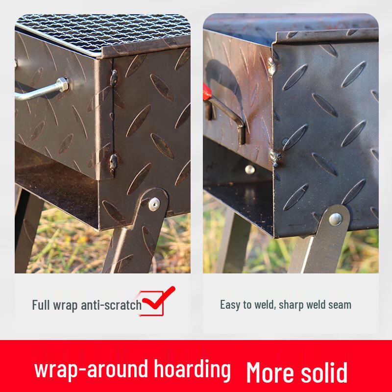 Tengyu Extra-Thick Foldable Outdoor BBQ Grill