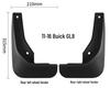 Buick GL8 2011-2016 Mudguard Soft Rubber Tile for Front and Rear Tires