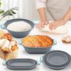 Foldable Bread Proofing Baskets Silicone Fermentation Container  Baking Tool Supplies