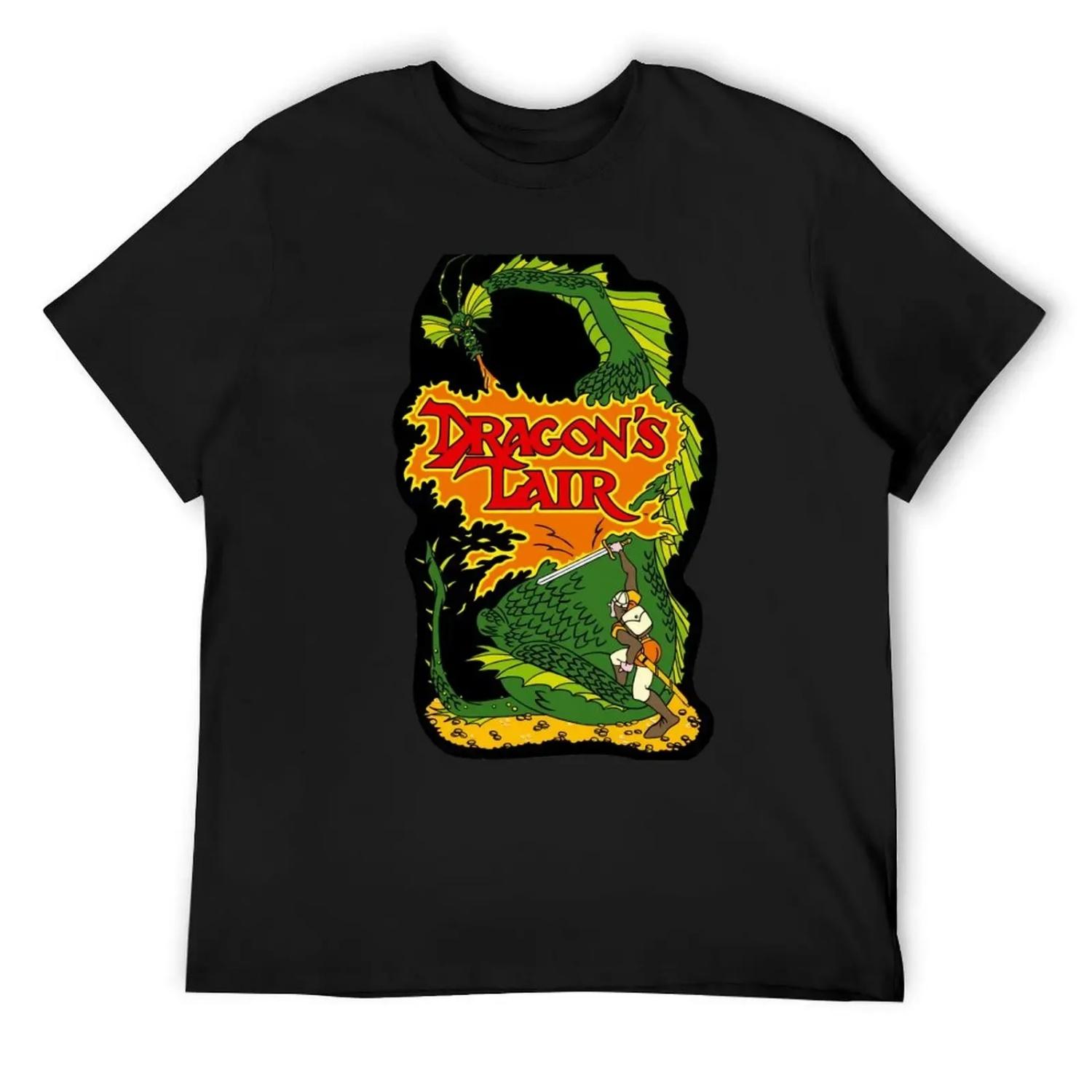 

Dragons Lair T-Shirt graphic t shirts plain customs design your own street wear t shirts for men pack XXXXXL чорний