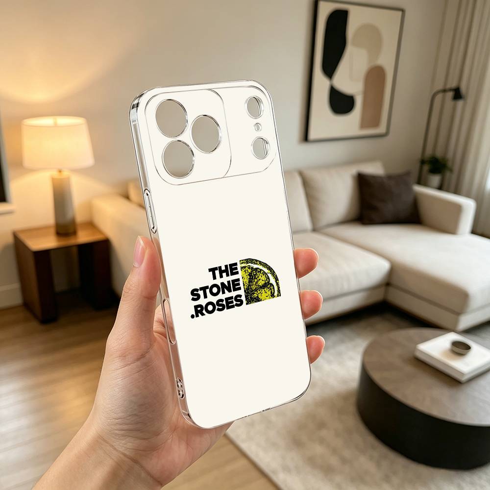 The S-Stone Z-Roses Band Singer Phone Case For iPhone 17 16 15 14 13 12 11 Mini Pro Max Plus Transparent Cover