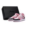 Air Jordan 1 Vintage Basketball Shoes Women's Mid Top White DQ8423-616(Team80-S-BOX)
