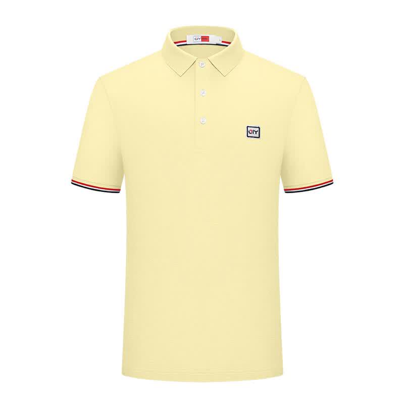 Goldlion Men's Short Sleeve Polo T-Shirt