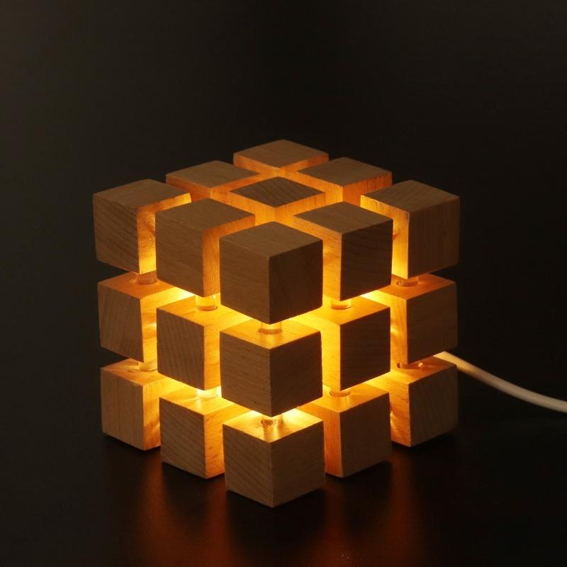 LED Luminous Nightlight USB Plug-in Study Bedroom Bedside Decorative Lighting Ornaments