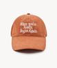 LADY VOLUME Begin Again Cotton Ball Cap (Orange)